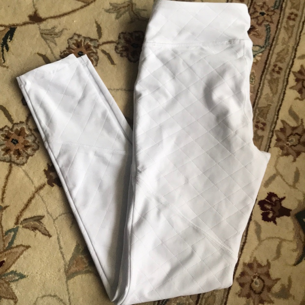 White leggings size small worn once